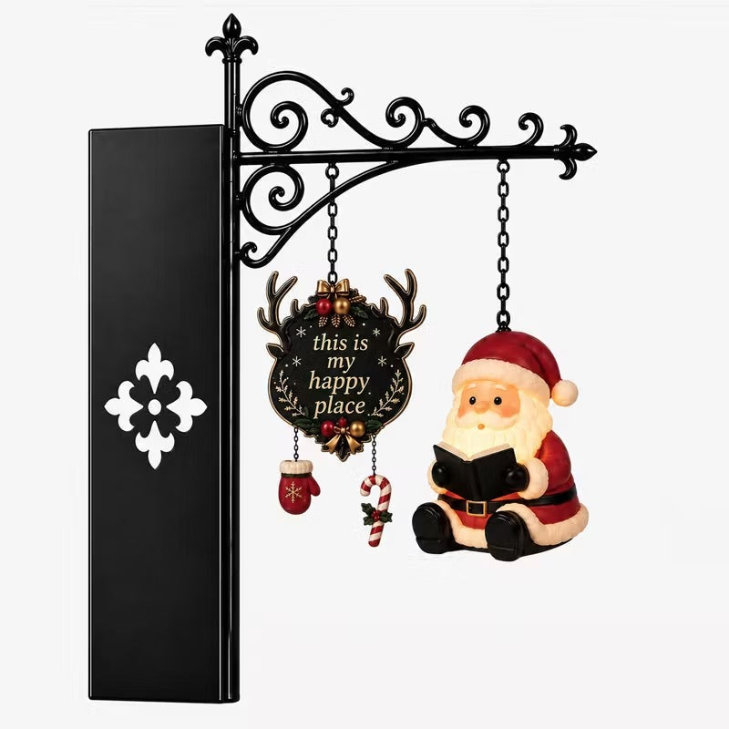 Christmas Library Lantern Bookshelf Light