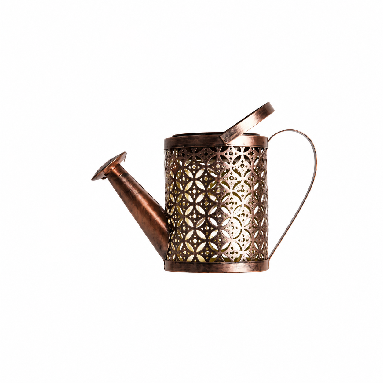 Solar Watering Can Garden Light with Waterfall LED for Outdoor Decor