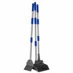 Long Handle Pet Waste Scooper Set with Rake, Spade & Tray
