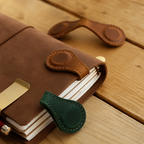 2 Pack Leather Magnetic Bookmarks for Books Journals Planners