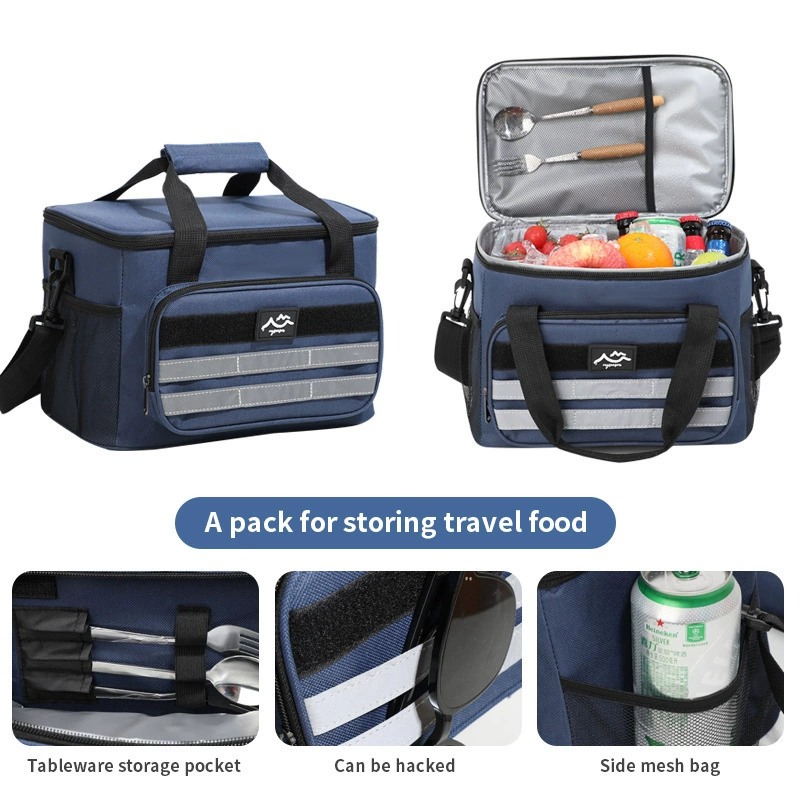 4-Layer Insulated Cooler Bag for Picnics, Camping & Travel