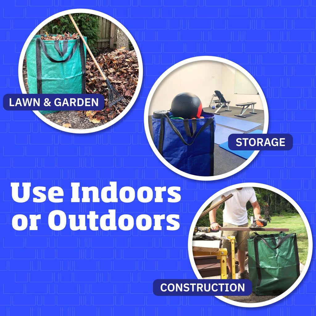 48 Gallon Heavy Duty Lawn & Leaf Bag with Reinforced Handles