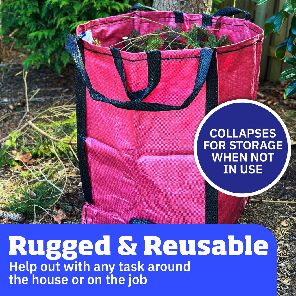 48 Gallon Heavy Duty Lawn & Leaf Bag with Reinforced Handles