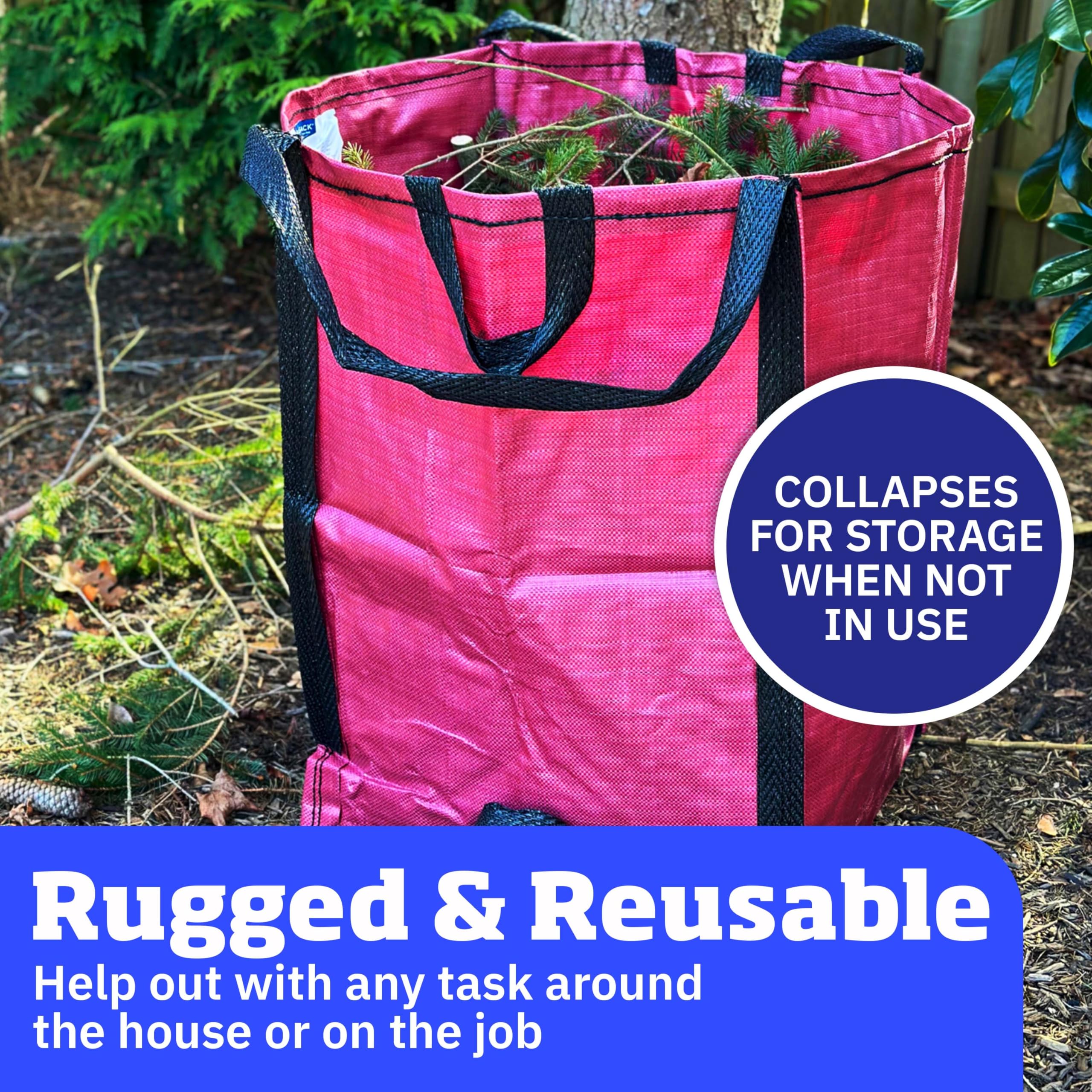 48 Gallon Heavy Duty Lawn & Leaf Bag with Reinforced Handles