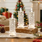 Acrylic LED Flameless Candle with Color-Changing Lights