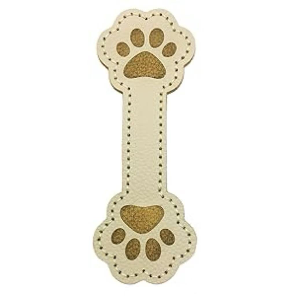 3 Pack Leather Magnetic Bookmark Clips Cat and Dog Paw Design