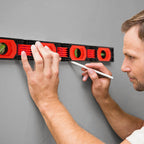 Foldable Magnetic Level Tool with Multi-Angle Bubble Vials, 5 Section Folding Level