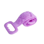 Silicone Back Scrubber with Easy-Grip Handles for Shower
