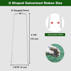 6in Turf Staples for Artificial Grass, Landscape Fabric