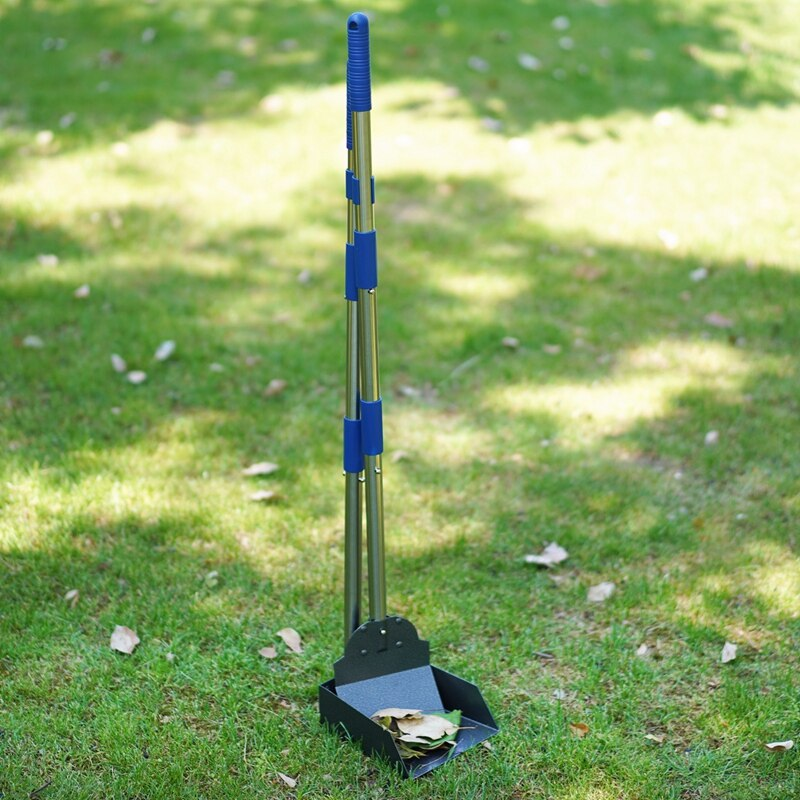 Long Handle Pet Waste Scooper Set with Rake, Spade & Tray
