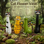 Cat Shaped Vase – Cute Cat Flower Vase for Home Decor