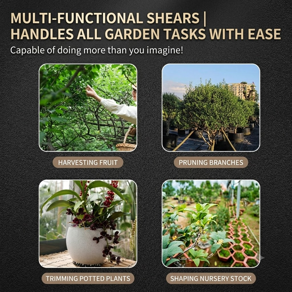 Garden Snips for Flowers, Herbs & Vegetable Harvesting