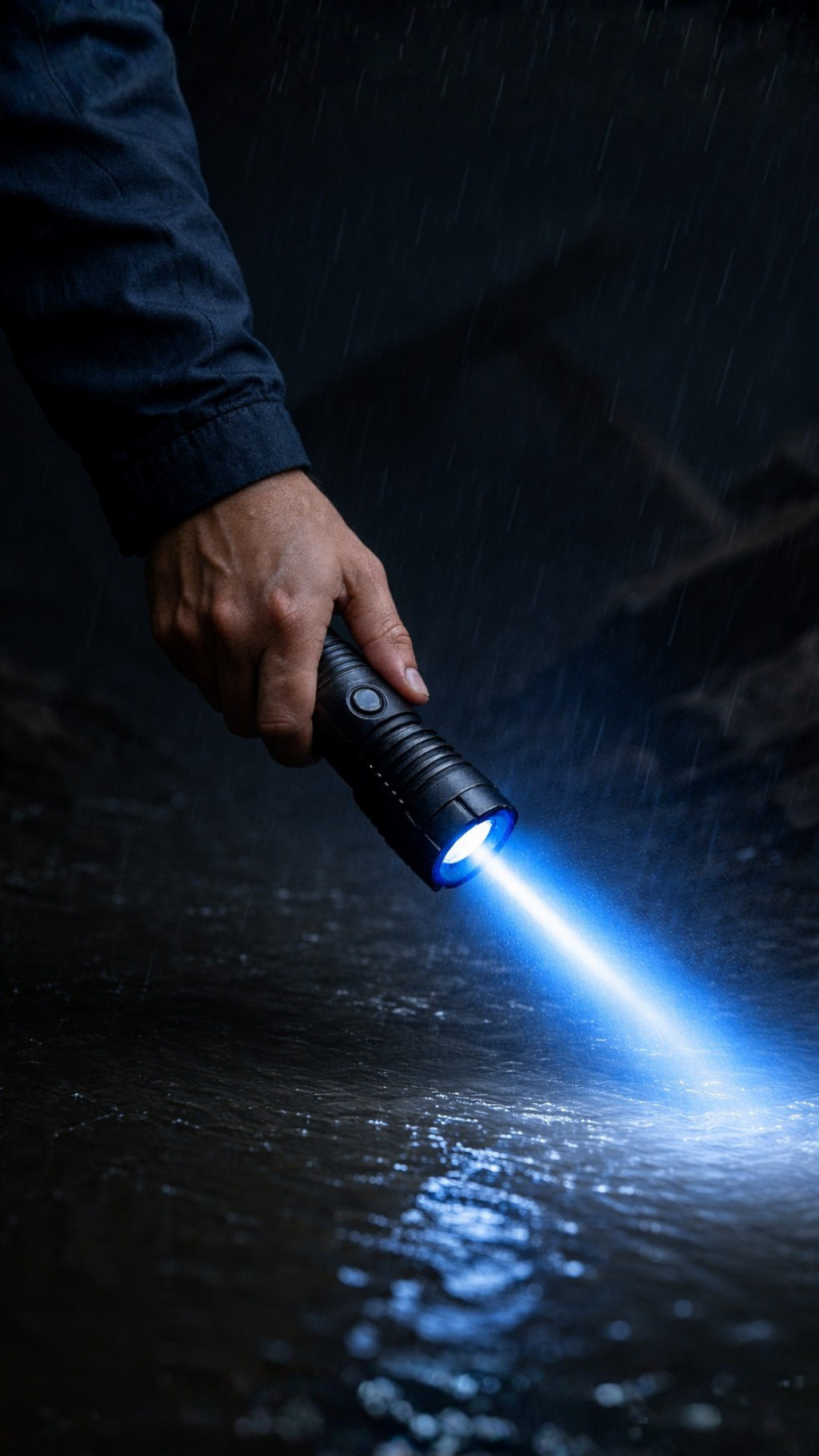 High-Power LED Tactical Flashlight for Outdoor Use