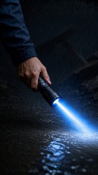 High-Power LED Tactical Flashlight for Outdoor Use