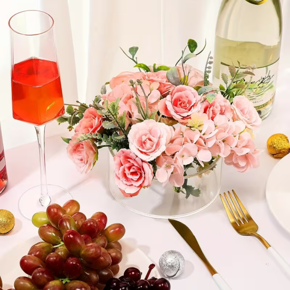 Flower Arranging Grid Acrylic Vase Flower Holder Tool