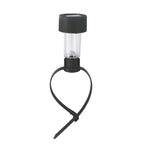 4 Pack Solar Railing Lights Warm White for Deck Fence Patio