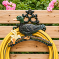 Decorative Cast Iron Garden Hose Holder Wall Mounted Outdoor
