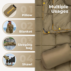 3-in-1 Multi-Functional Camping Blanket – Lightweight Portable Outdoor Blanket