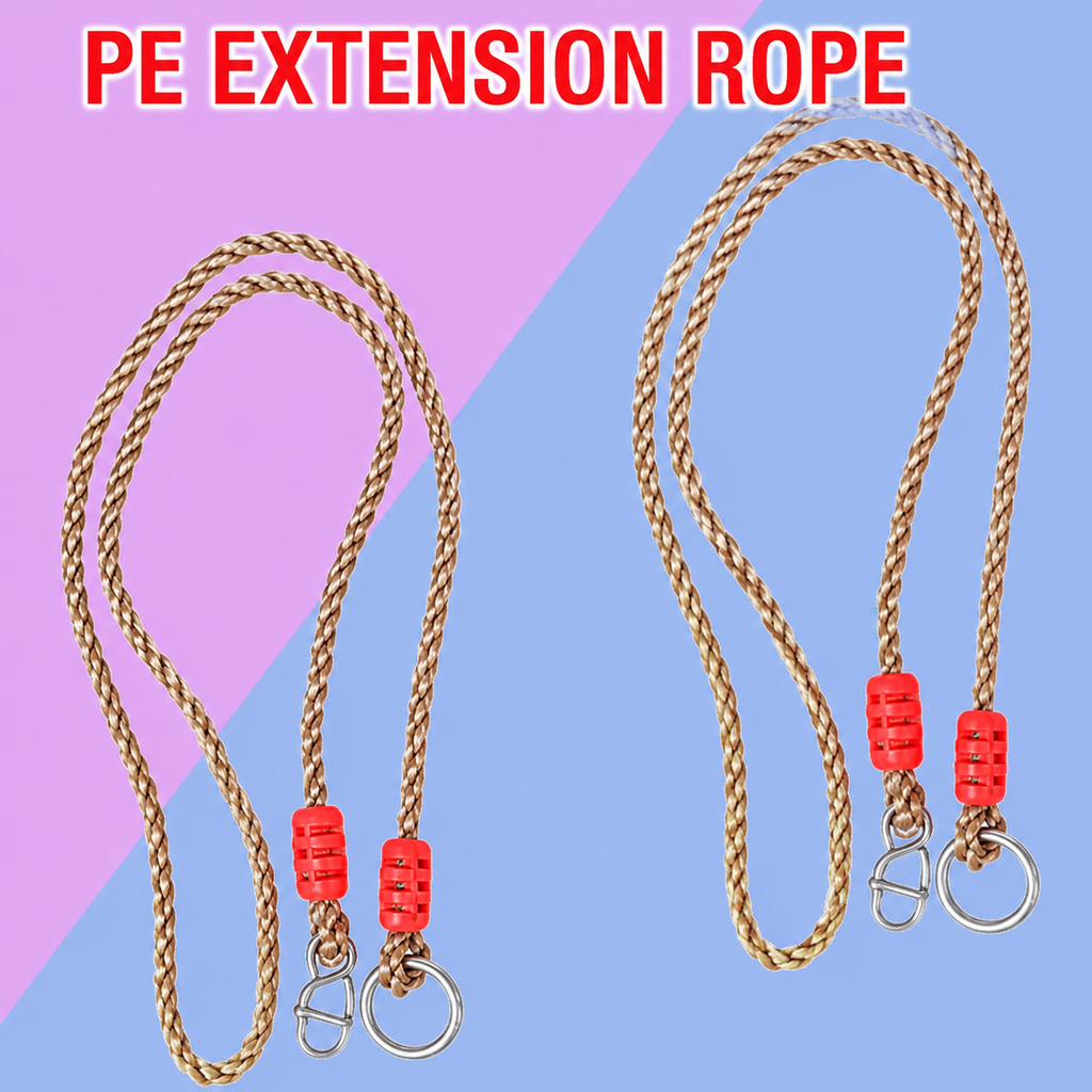 Outdoor Swing Accessories, Extension Rope Kit with Hooks for Tree Swings