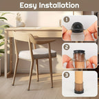 Chair Leg Protectors with Felt Bottom, Reusable Furniture Leg Covers