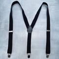 Suspenders for Men - Adjustable Y-Back 3-Clip Suspenders with 1 Inch Straps