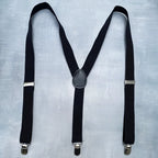 Suspenders for Men - Adjustable Y-Back 3-Clip Suspenders with 1 Inch Straps