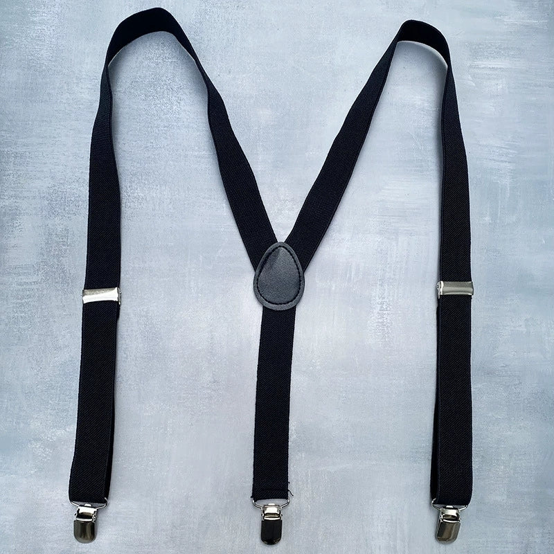 Suspenders for Men - Adjustable Y-Back 3-Clip Suspenders with 1 Inch Straps