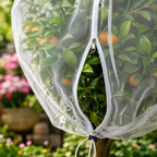 Reusable Fruit Tree Mesh Bags with Drawstring for Bird Protection