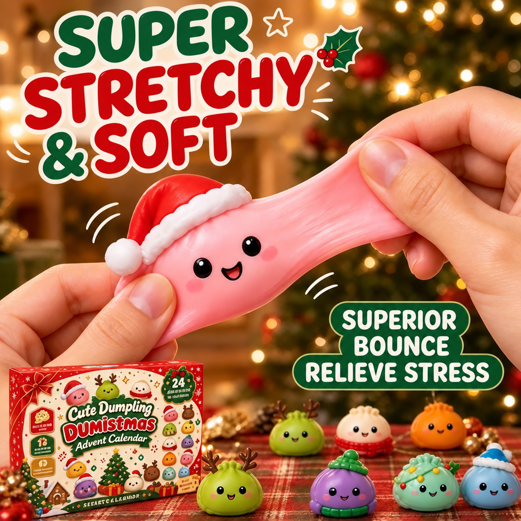 24-Day Christmas Squishy Advent Calendar – Mystery Fidget Toys