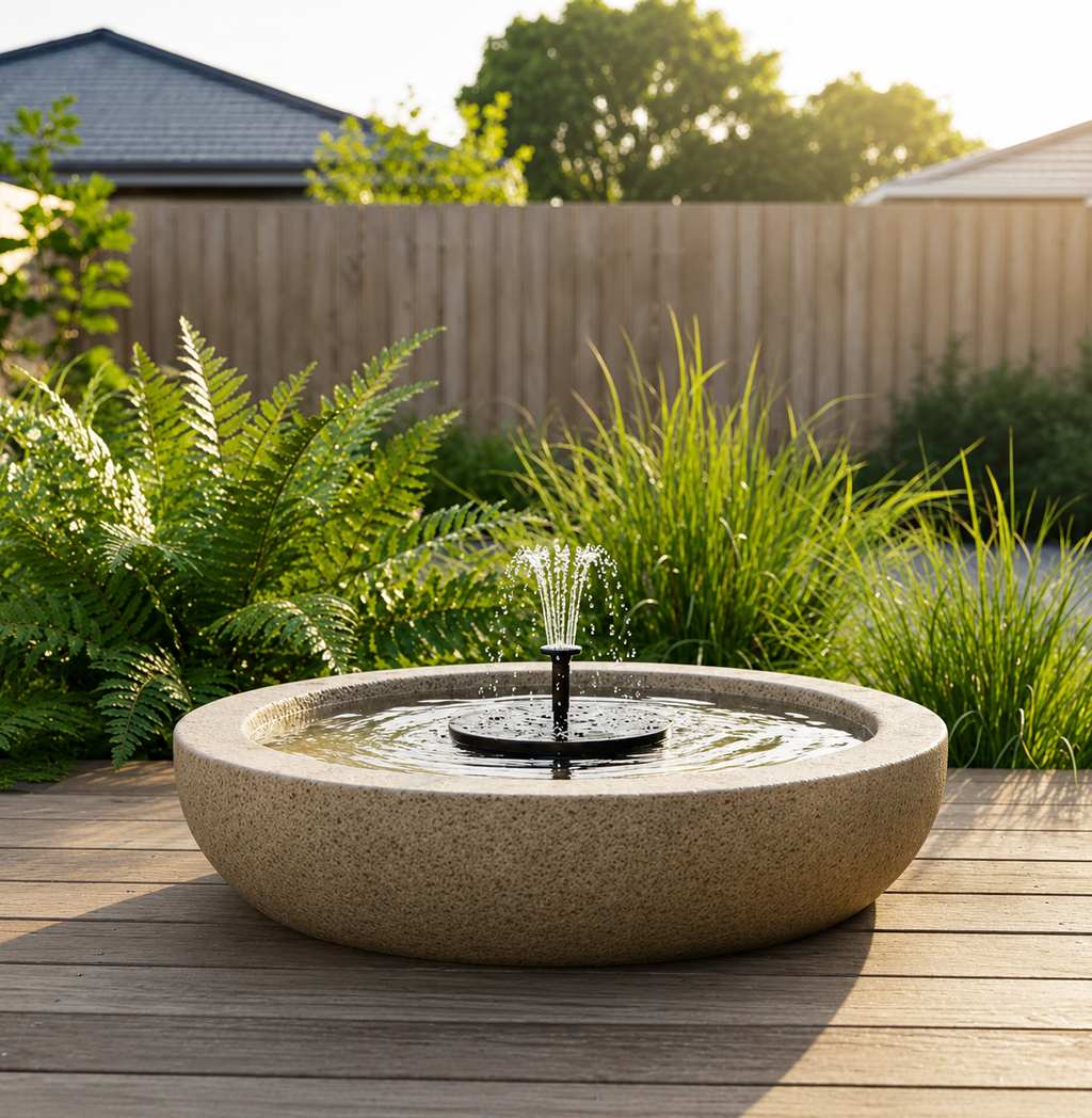 Solar Floating Fountain Pump – Bird Bath & Garden Pond Fountain
