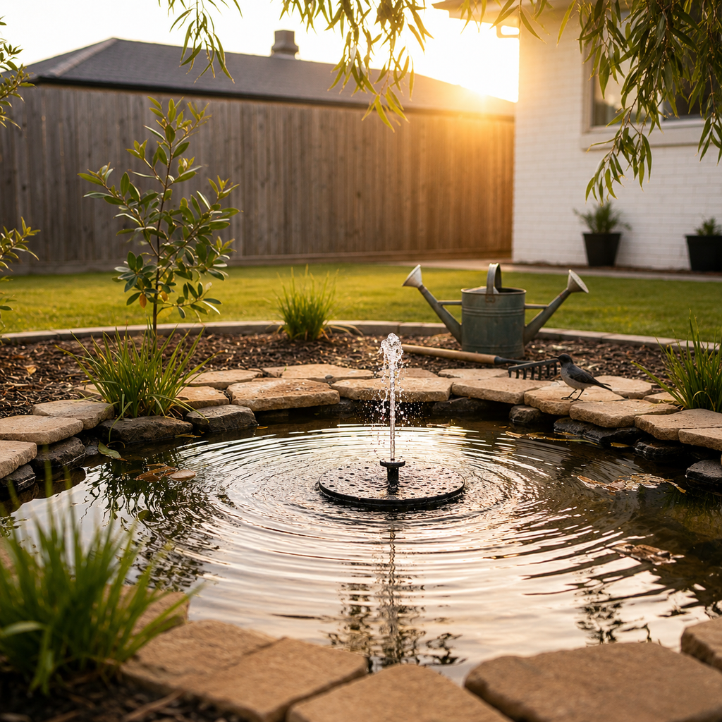 Solar Floating Fountain Pump – Bird Bath & Garden Pond Fountain