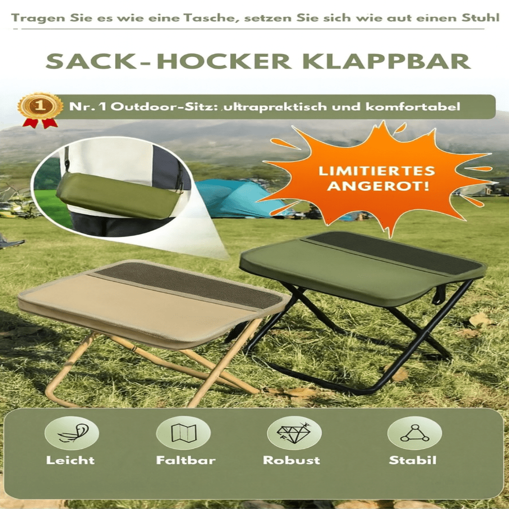 2-In-1 Chair Bag: Lightweight Waterproof Folding Chair And Backpack For Adventures