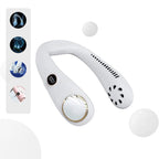 Portable Neck Fan with Rechargeable Battery Lightweight Cooling Fan