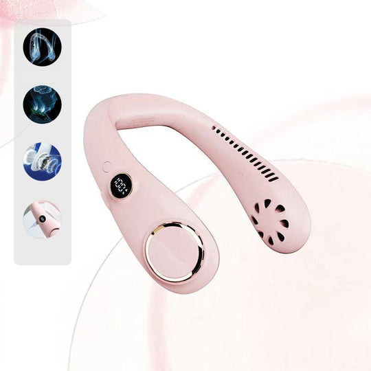 Portable Neck Fan with Rechargeable Battery Lightweight Cooling Fan