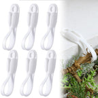 6-Pack Silicone Christmas Garland Hangers with Hooks