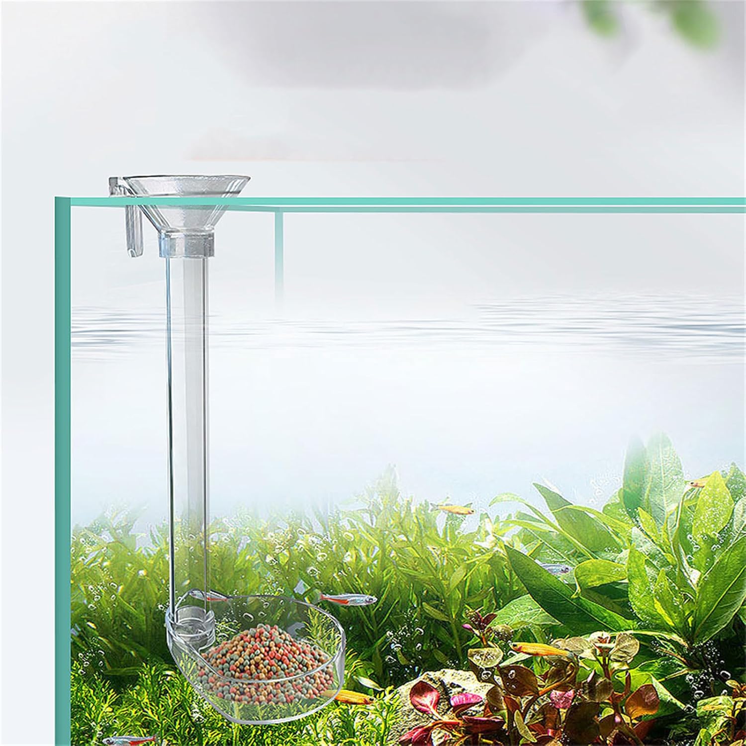 Anti Drift Fish Feeding Feeder for Aquarium Tank