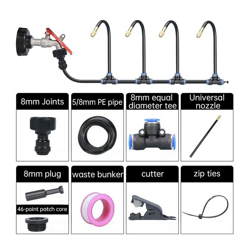 360° Curved Garden Automatic Irrigation System