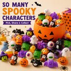 30PCS Halloween Mochi Squishy Toys for Party Favors & Goodie Bags