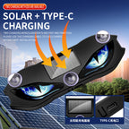 Solar Devil Eye LED Car Light with Automatic Light Sensor