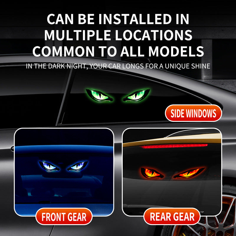 Solar Devil Eye LED Car Light with Automatic Light Sensor