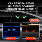 Solar Devil Eye LED Car Light with Automatic Light Sensor