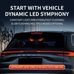 Solar Devil Eye LED Car Light with Automatic Light Sensor