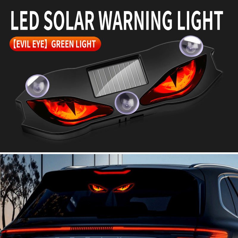 Solar Devil Eye LED Car Light with Automatic Light Sensor