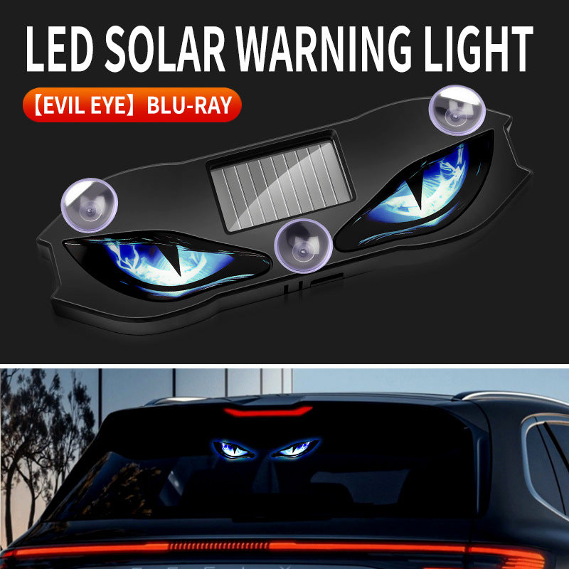 Solar Devil Eye LED Car Light with Automatic Light Sensor