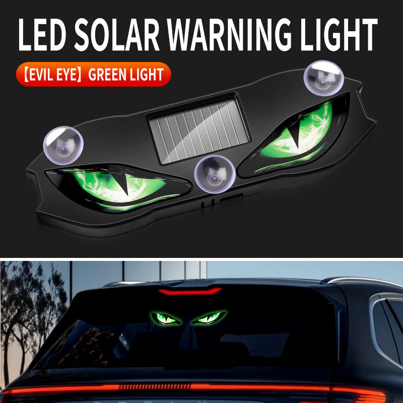 Solar Devil Eye LED Car Light with Automatic Light Sensor