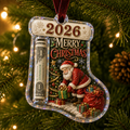 Christmas Tree Ornament Cash Holder – Novelty Holiday Money Holder