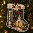 Christmas Tree Ornament Cash Holder – Novelty Holiday Money Holder