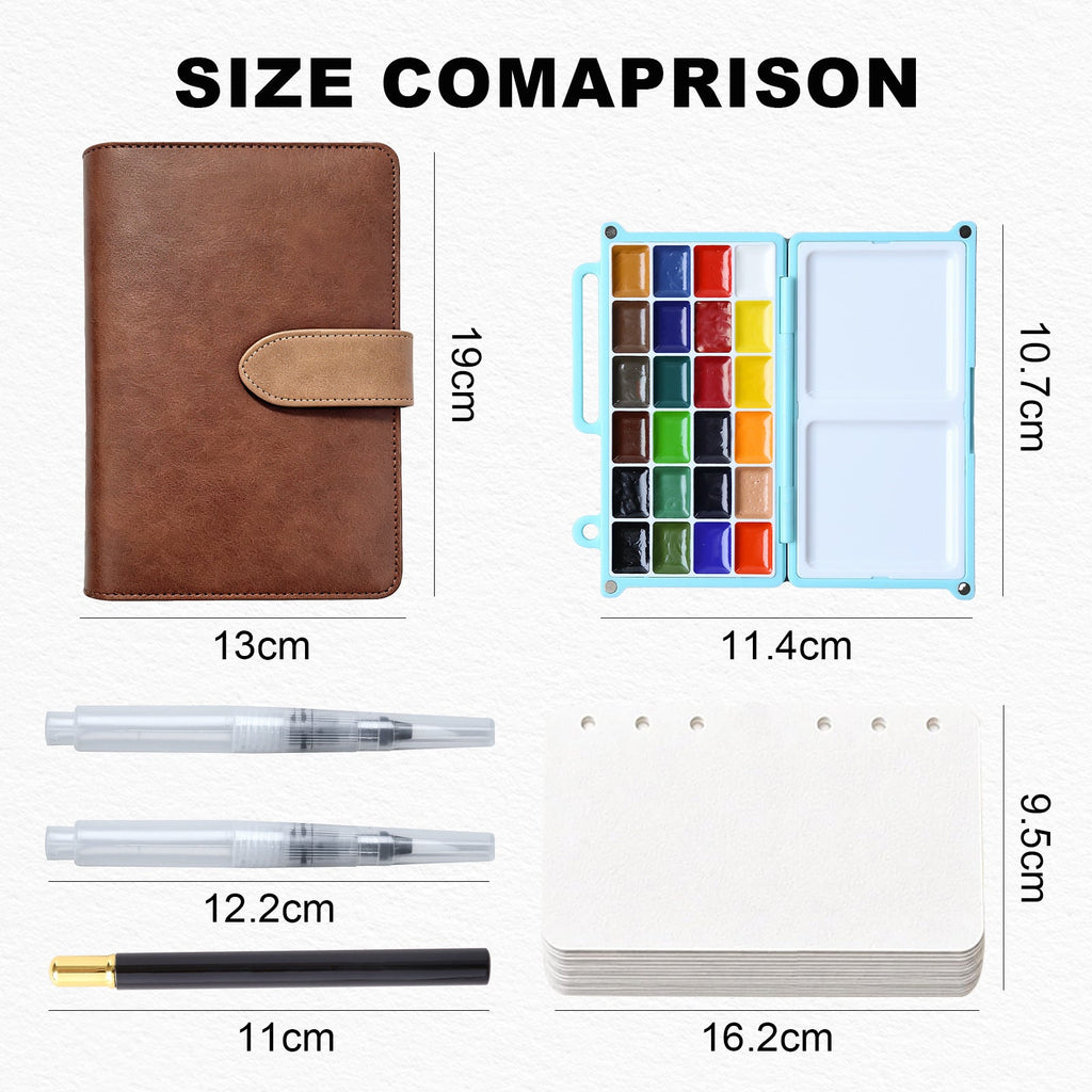 Portable Travel Watercolour Paint Set