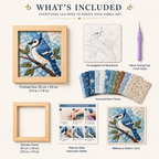 DIY No-Sew Fabric Art Kit – Textured Fabric Craft
