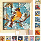 DIY No-Sew Fabric Art Kit – Textured Fabric Craft